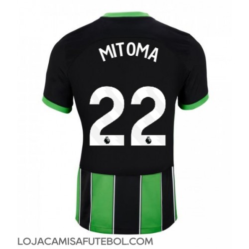 Camisa de Futebol Brighton Kaoru Mitoma #22 Equipamento Alternativo 2024-25 Manga Curta